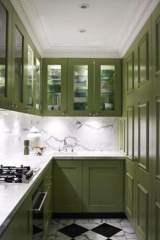 Achieve a Green Kitchen With These 20 Gorgeous Ideas