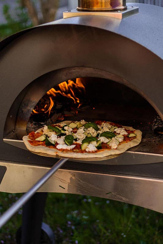 Pizza backing in pizza Oven