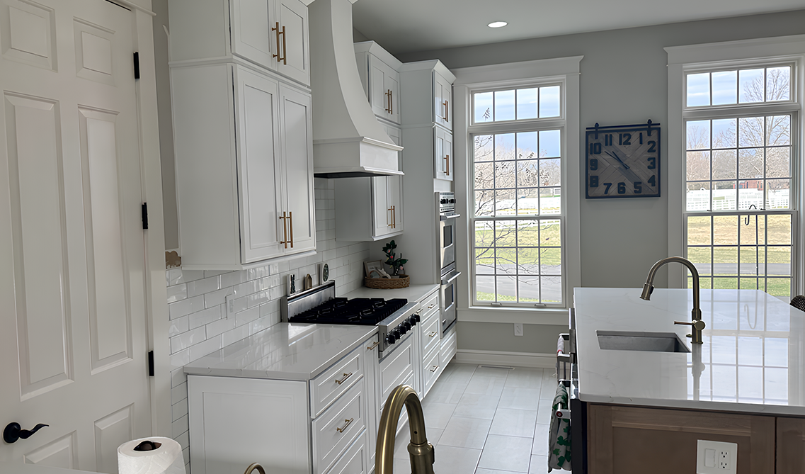 White cabinet kitchen
