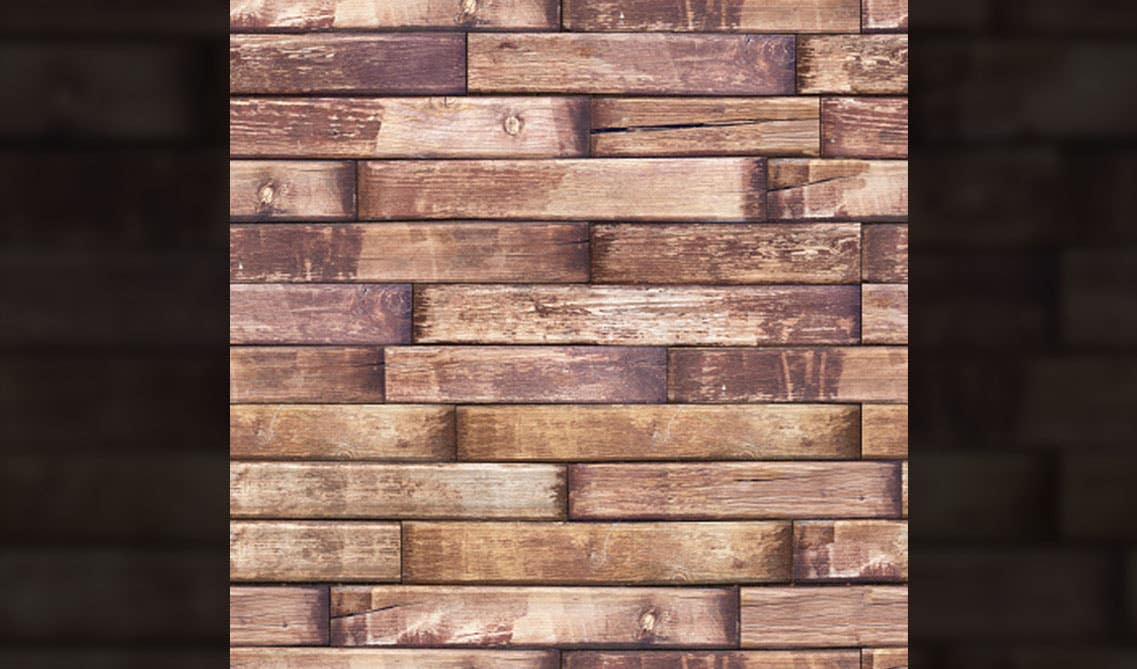 Reclaimed wood backsplash 