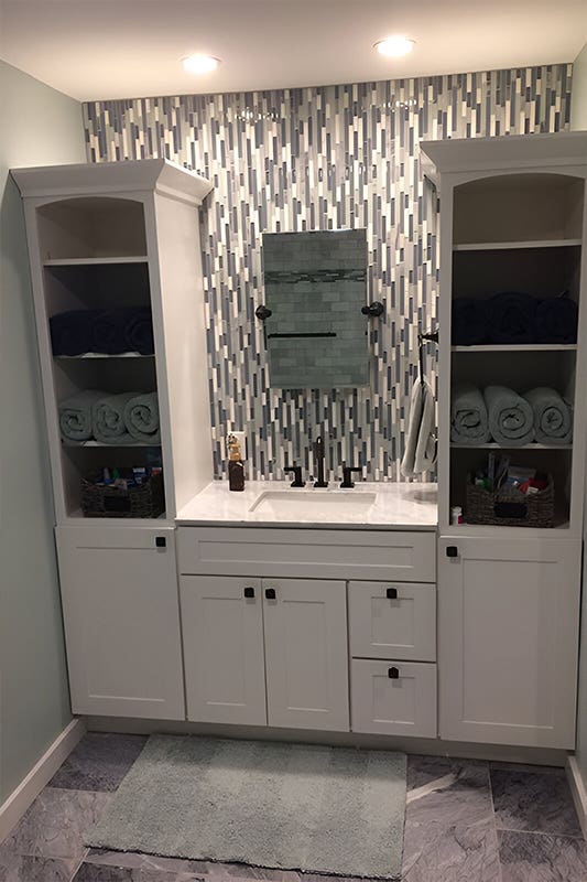 Small bathroom vanity 