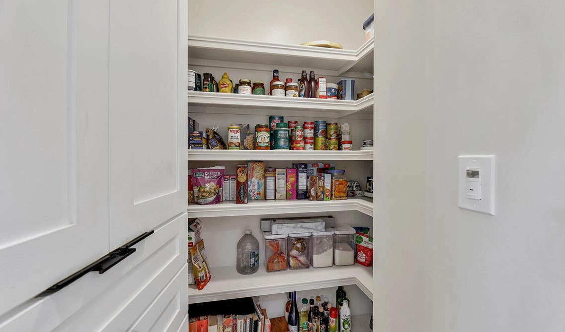 Small galley kitchen pantry 