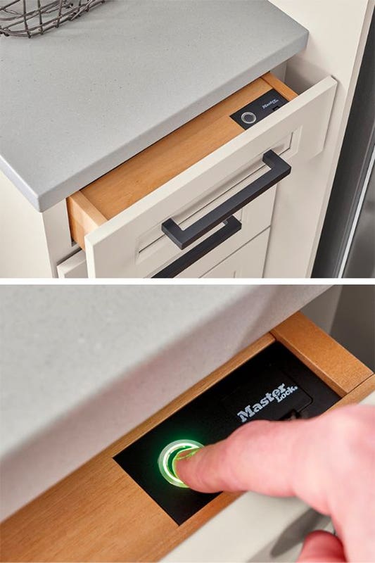 Smart Locking Mechanism in Cabinets