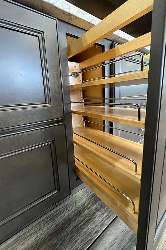 pull-out spice racks