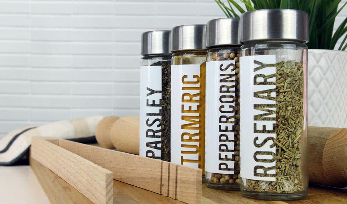 Spice bottles