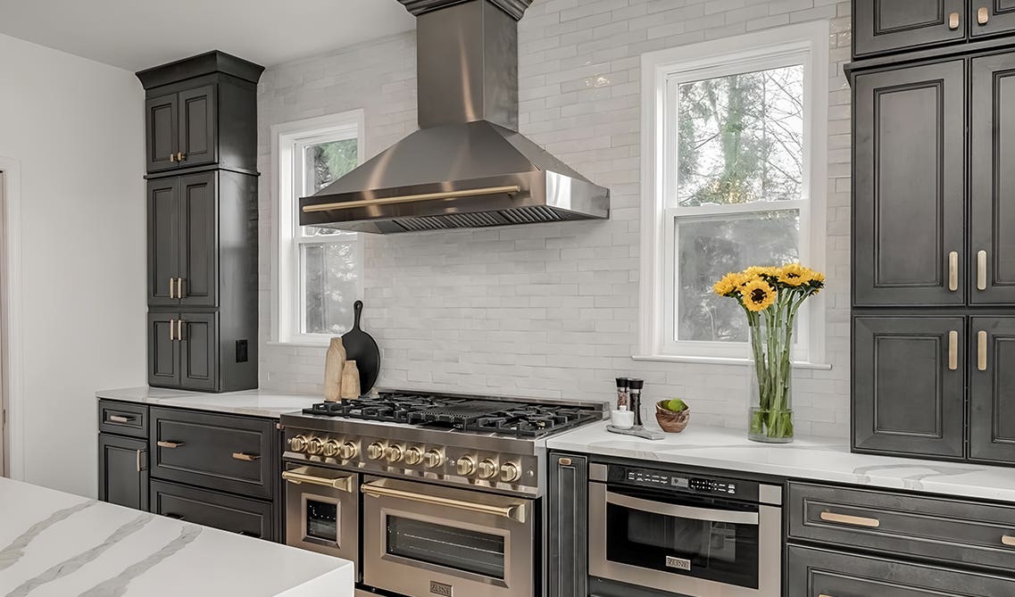 stainless steel range hood