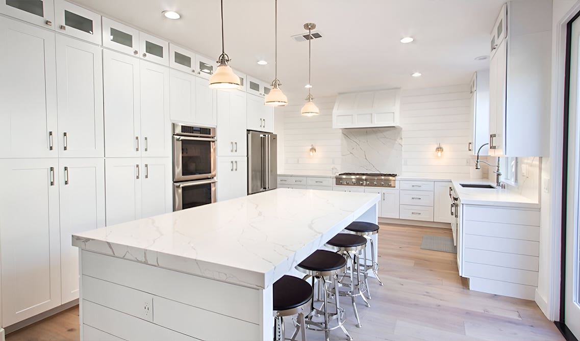 White kitchen design