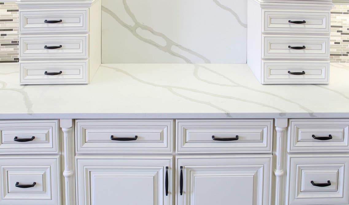 White Linen Cabinets