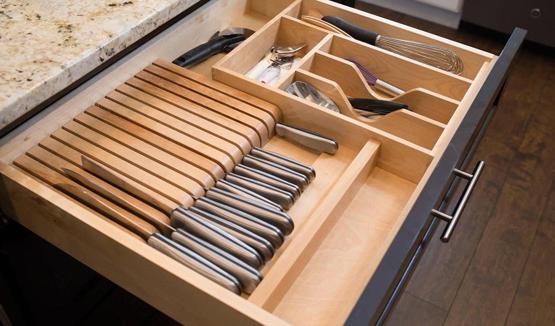 Wood Cutlery Drawer