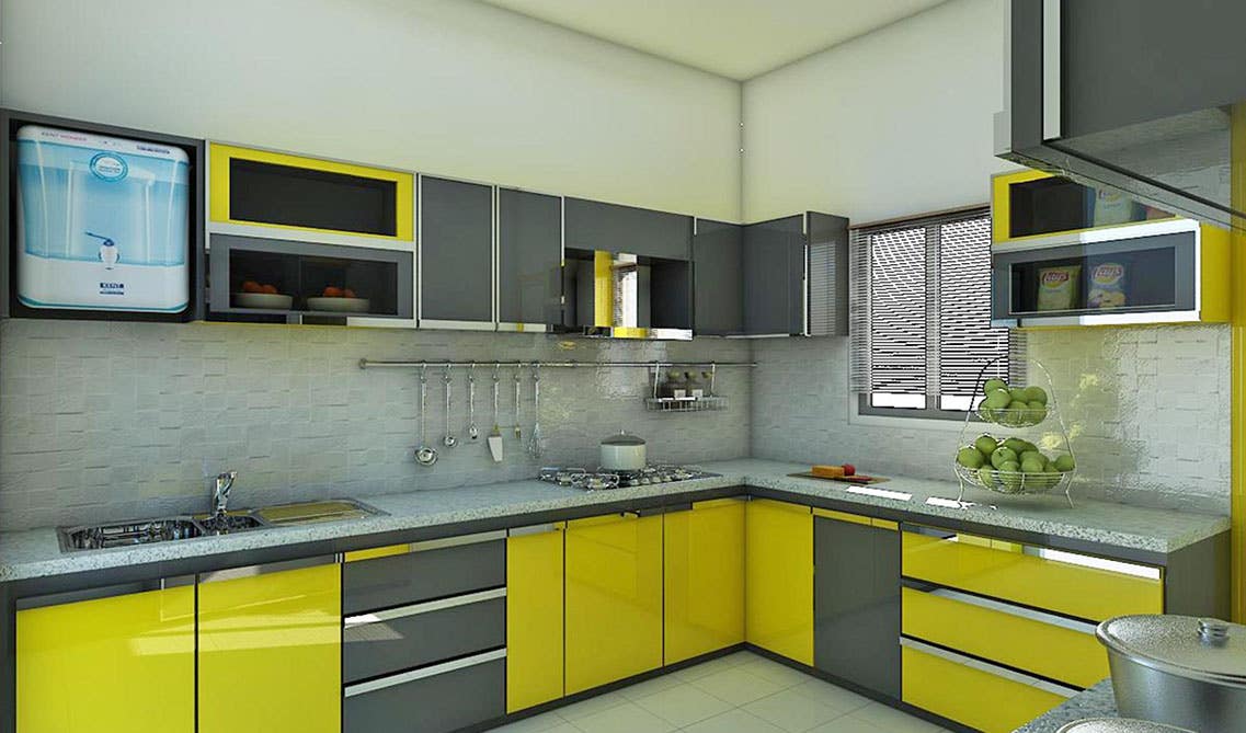 Yellow Kitchen Cabinets