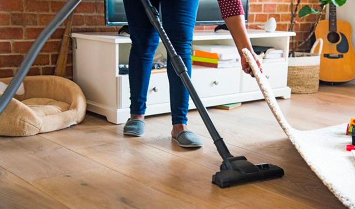 Hardwood floor cleaning