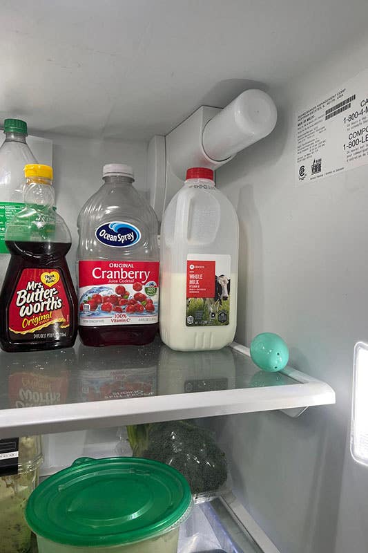 hide easter eggs behind the milk jug in the fridge 