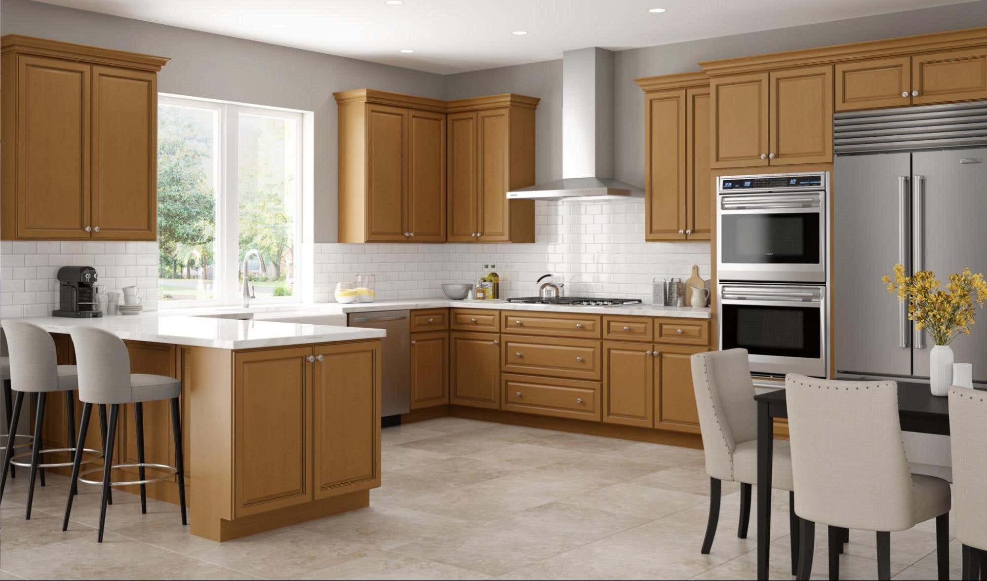 Lily Ann Cabinets - Madison Toffee Kitchen Cabinets