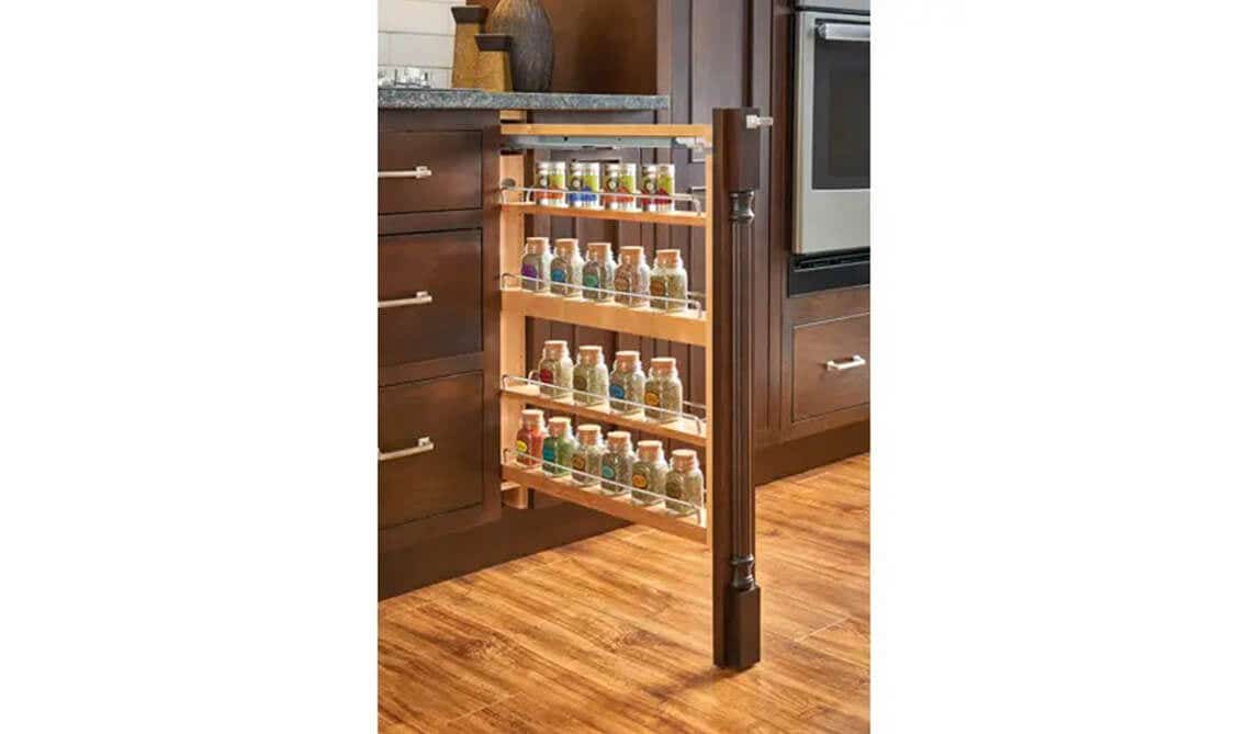 Spice drawer/rack organizer