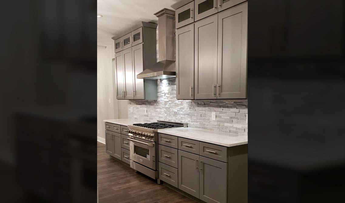 Backsplash and Wall Combo