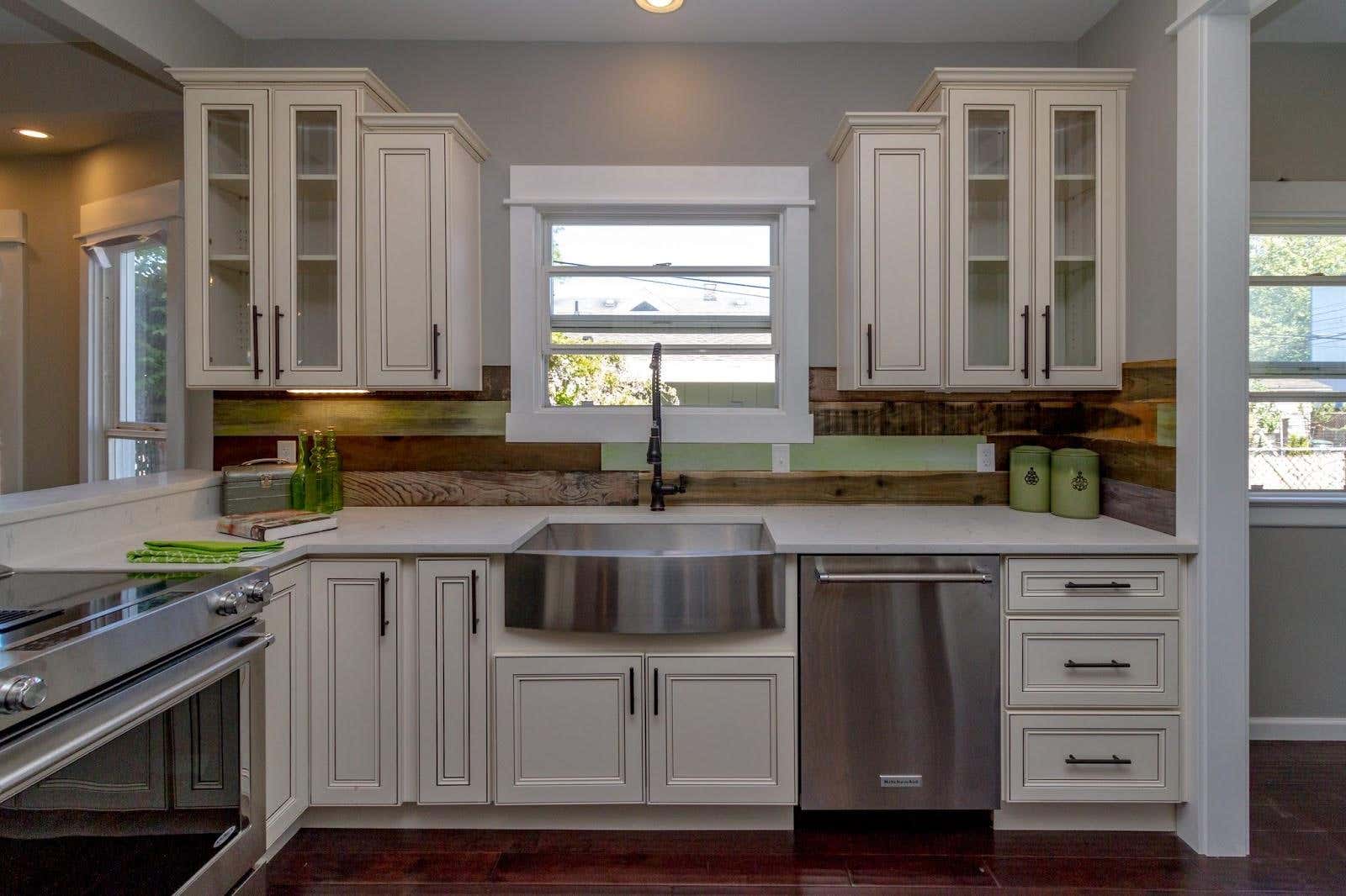 Cream-Colored Cabinets