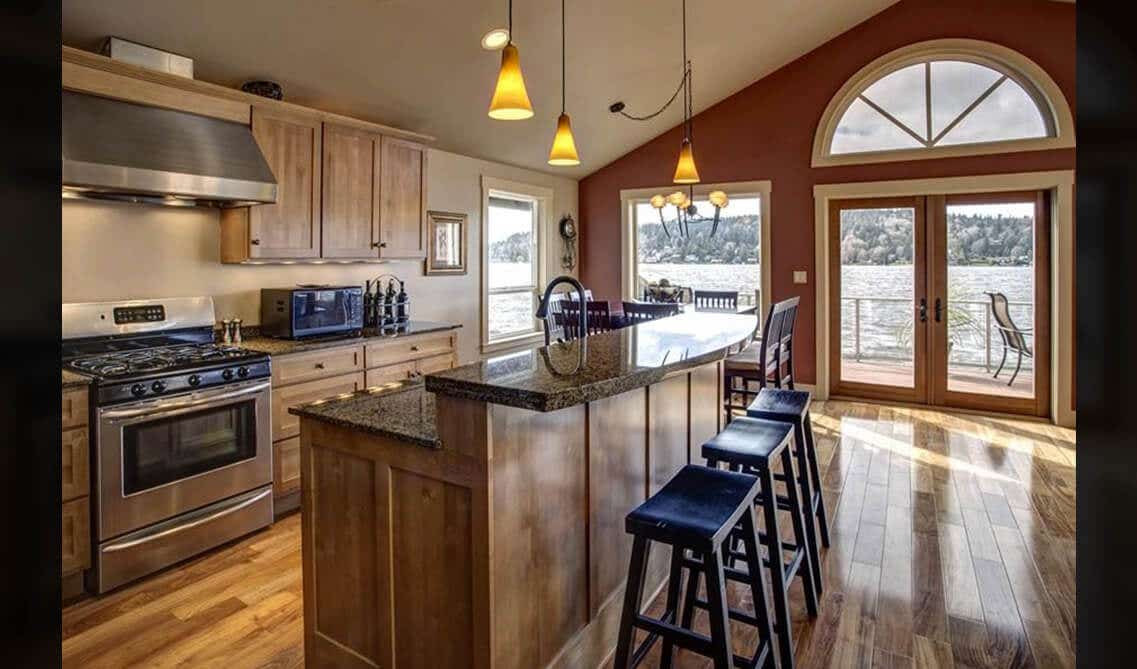 Bi-level kitchen islands are perfect for any home