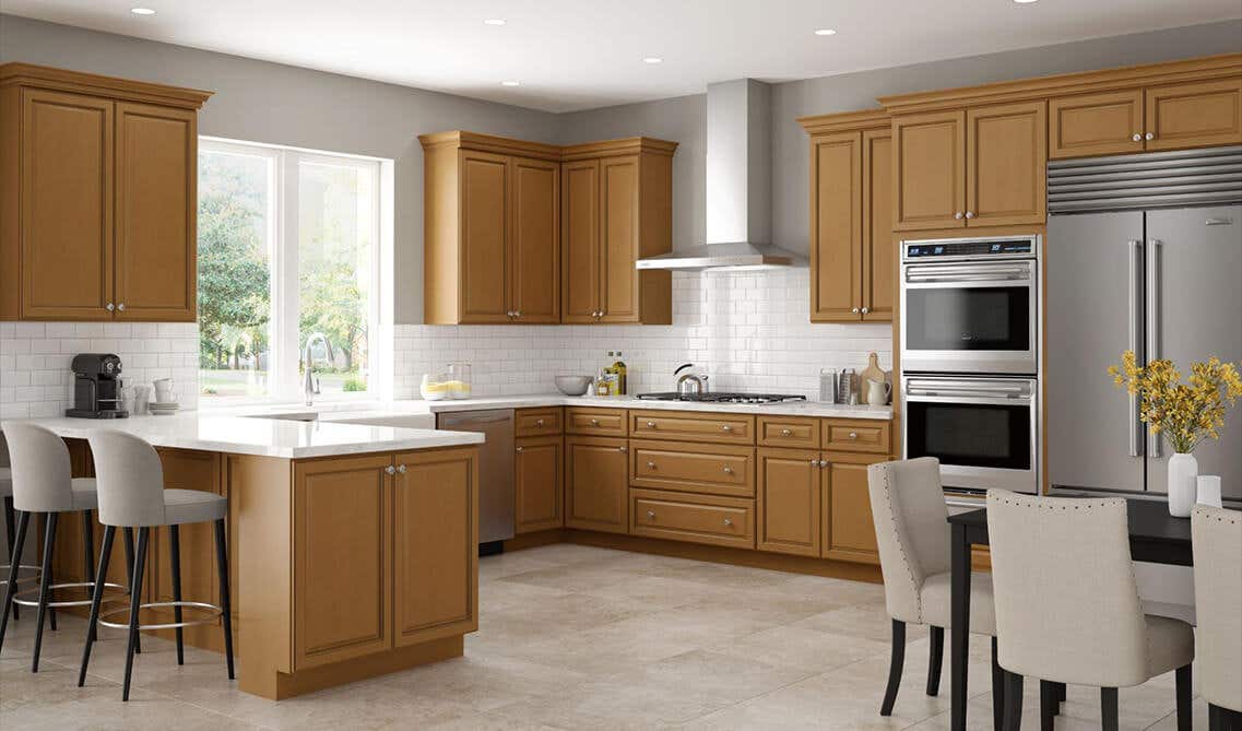 Madison Toffee Kitchen Cabinets