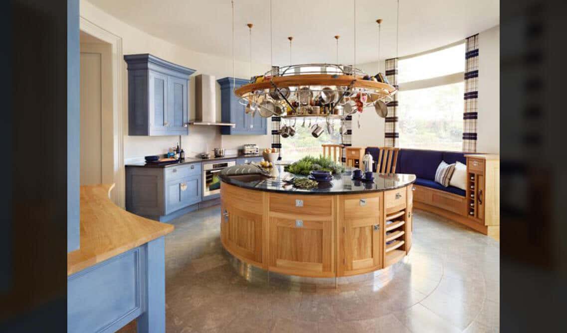 Circular Kitchen Island