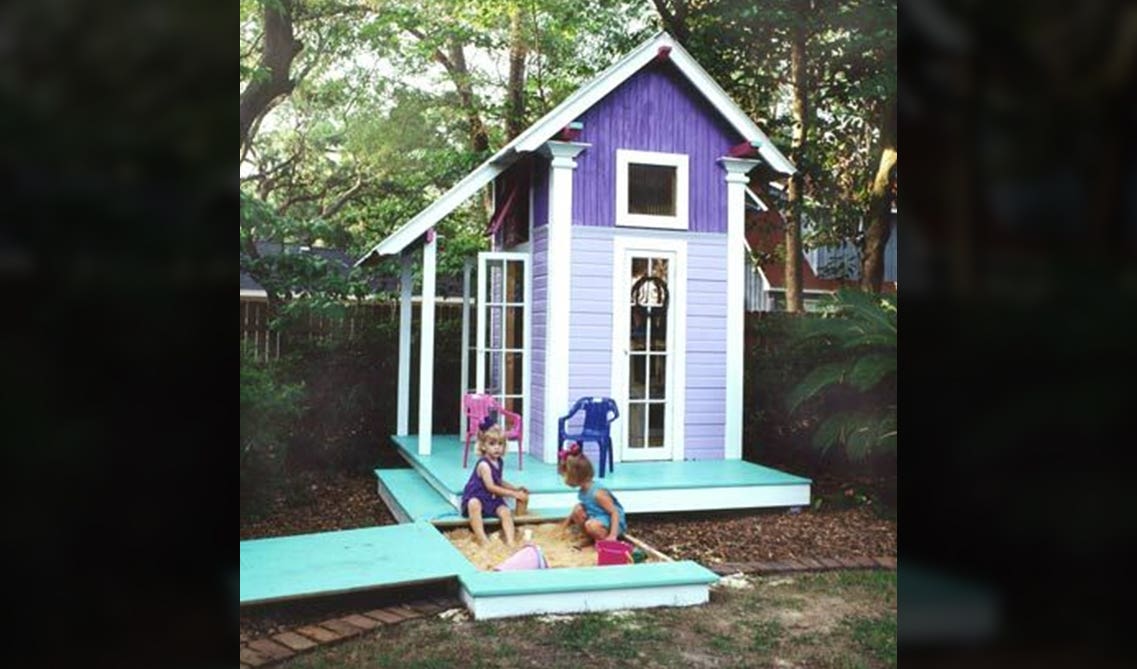 Play Area for Children- She Shed remodel