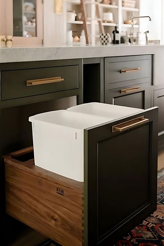 trash cabinet