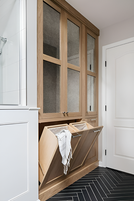 Built-In Hamper Cabinets