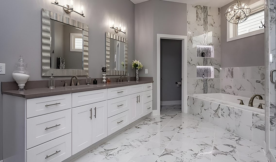 Colorado White Shaker cabinet