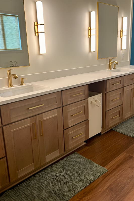 Craftsman Natural Shaker Cabinets