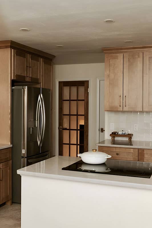 Craftsman Natural Shaker Cabinets