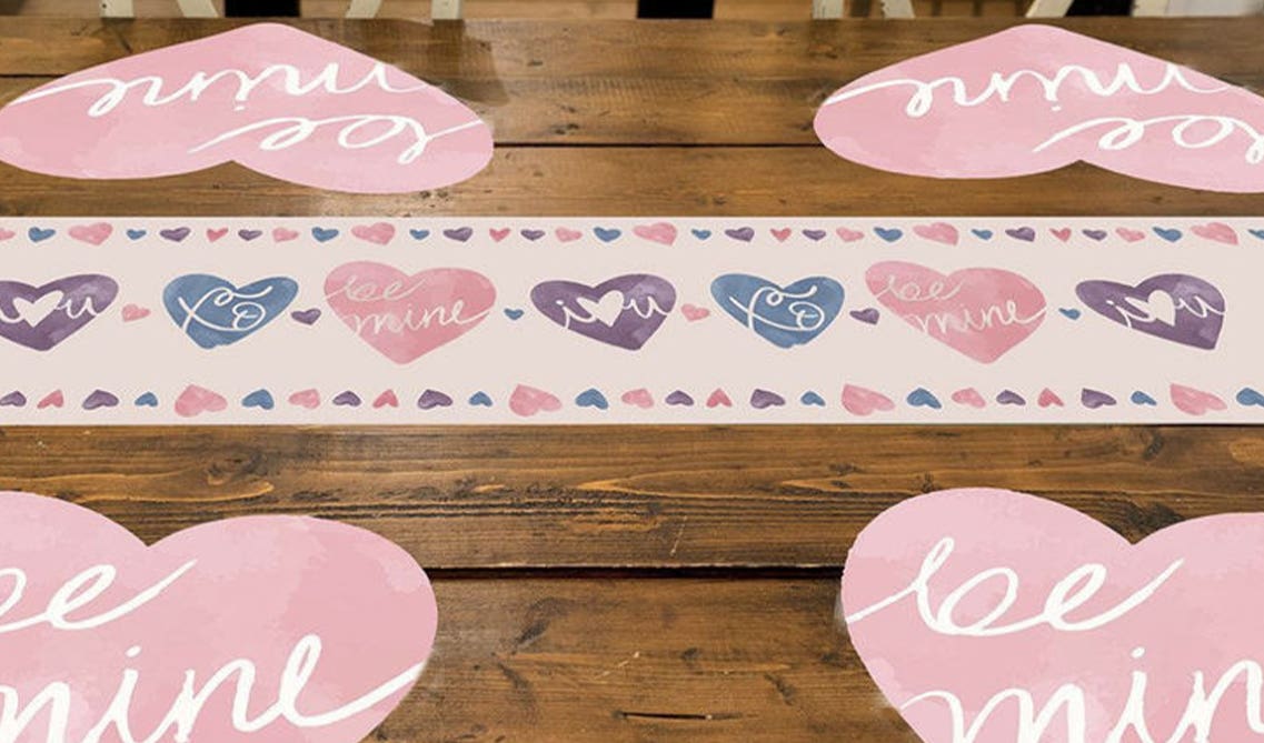 Cute Heart-Shaped Placemats