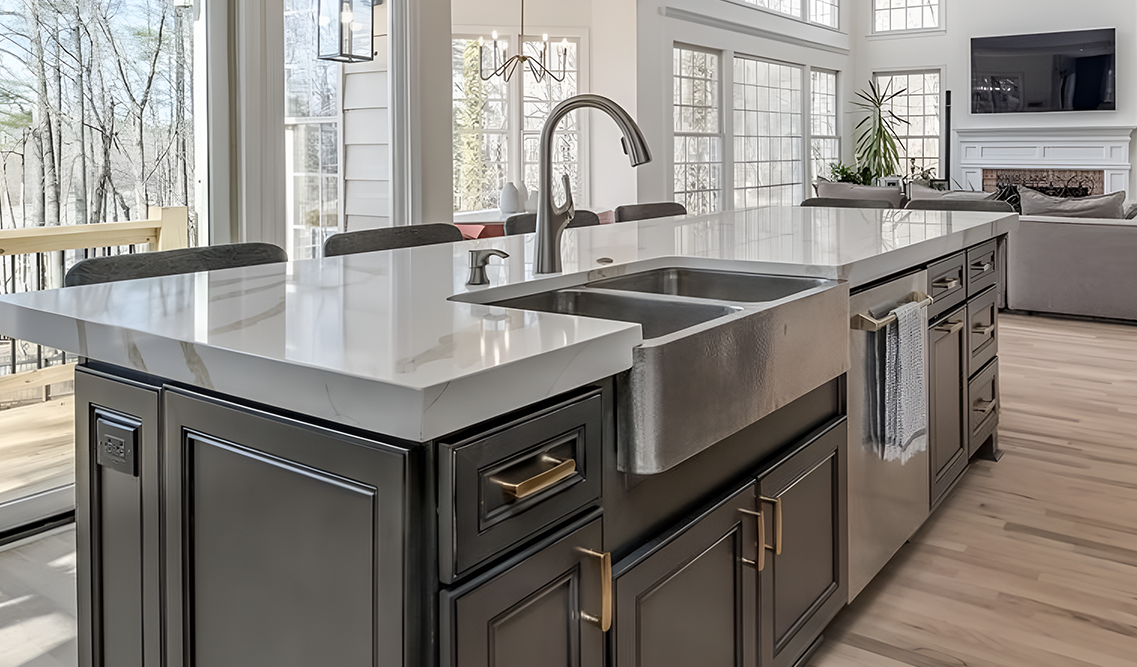 Large or Workstation-Style Sinks