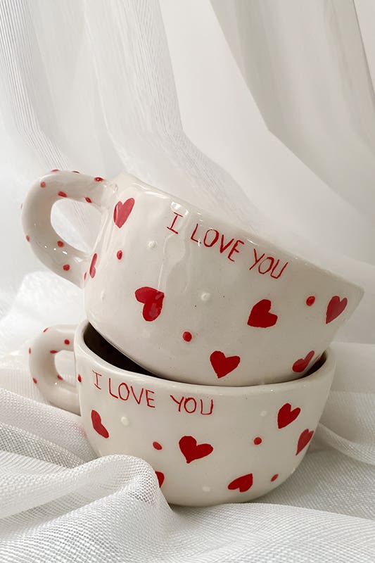 Love-Themed Mugs