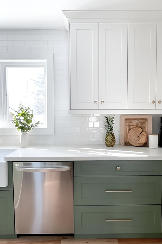 Maintenance Tips for Green Cabinets