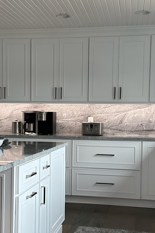 Motion-sensor cabinet lighting