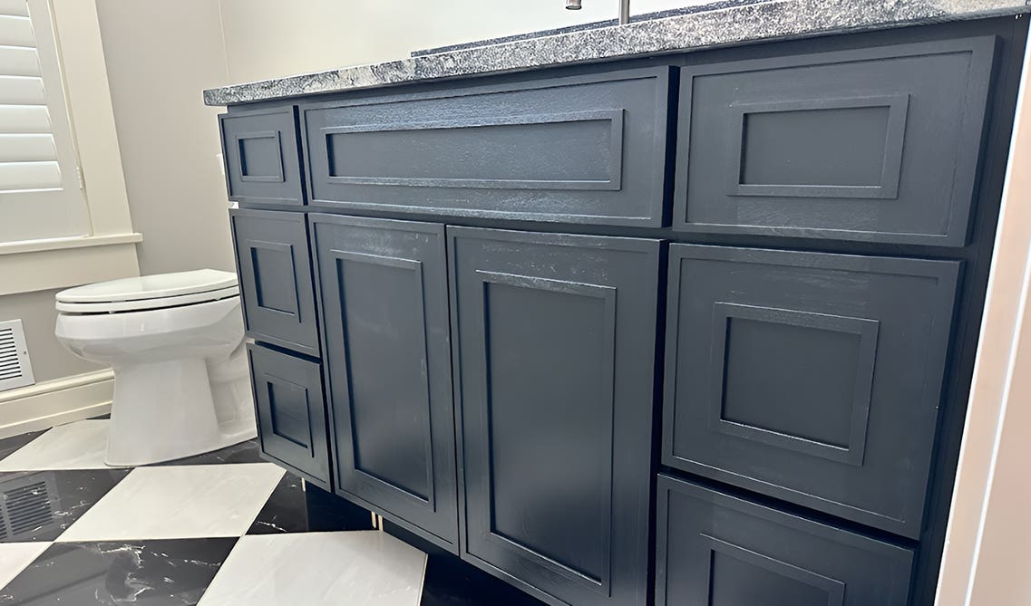 RTA bathroom cabinets