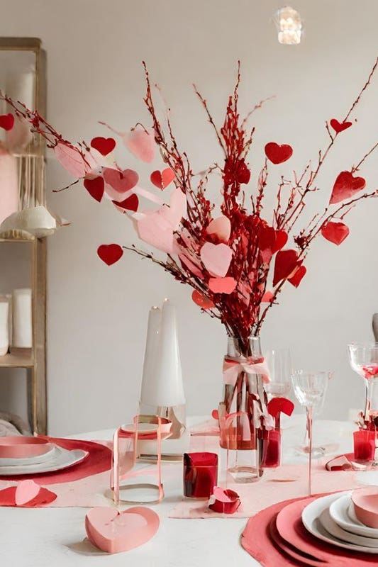 Valentine’s Day Centerpiece