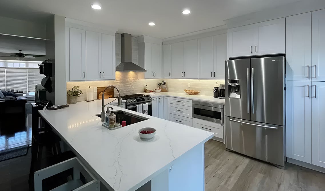 White Shaker Elite Cabinets