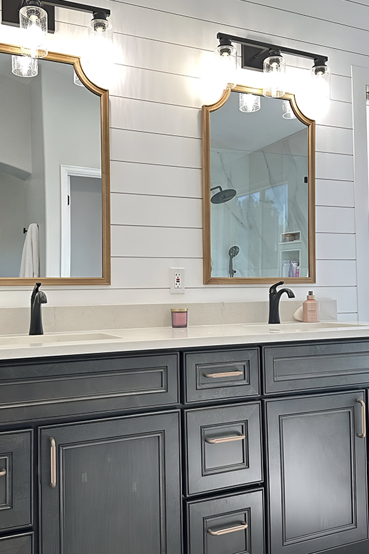 York Driftwood Grey Bathroom Cabinets