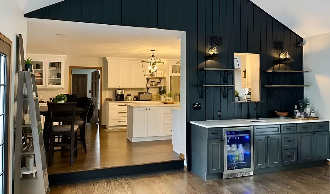 York Driftwood Grey Cabinets