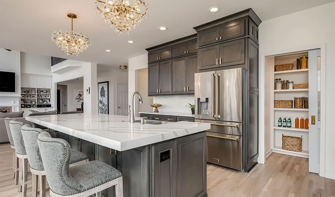 York Driftwood Grey Cabinets