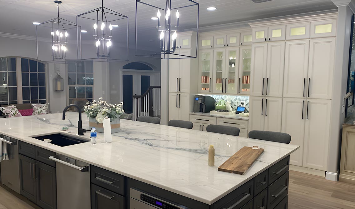 York Driftwood Grey Cabinets