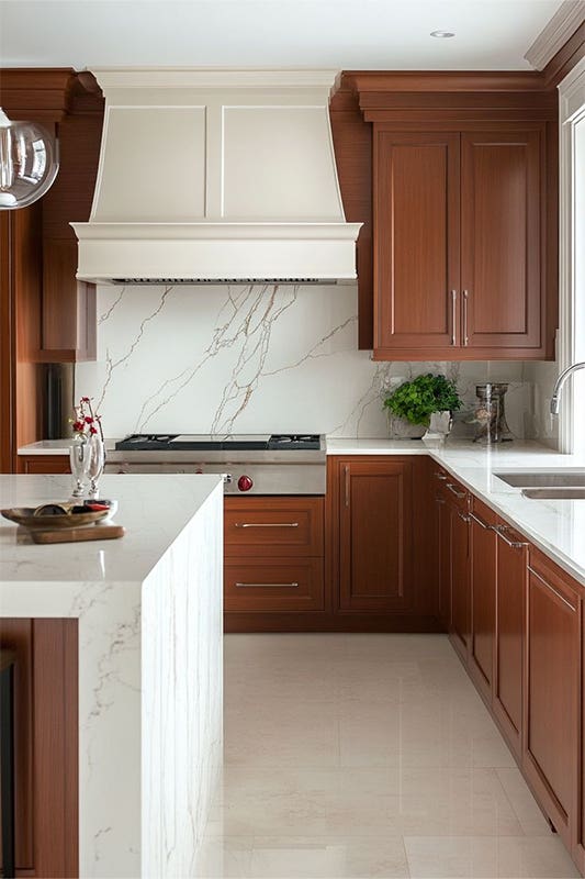 cherry kitchen cabinets