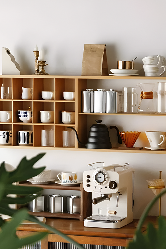 coffee bar setup