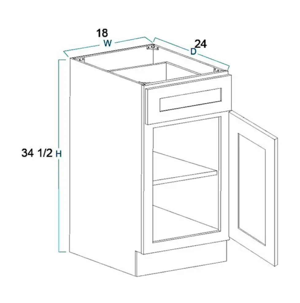 Base Cabinet Dimension