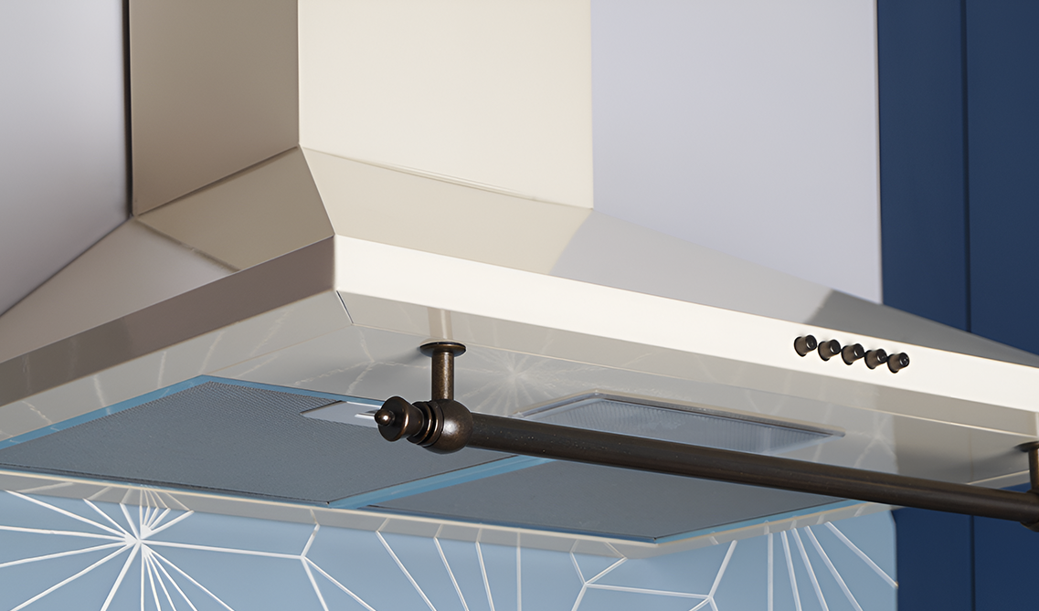 White range hood