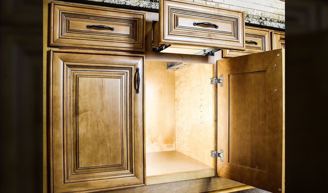 Base Cabinet- Charleston Toffee Kitchen Cabinets